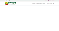 Desktop Screenshot of 11heroes.com
